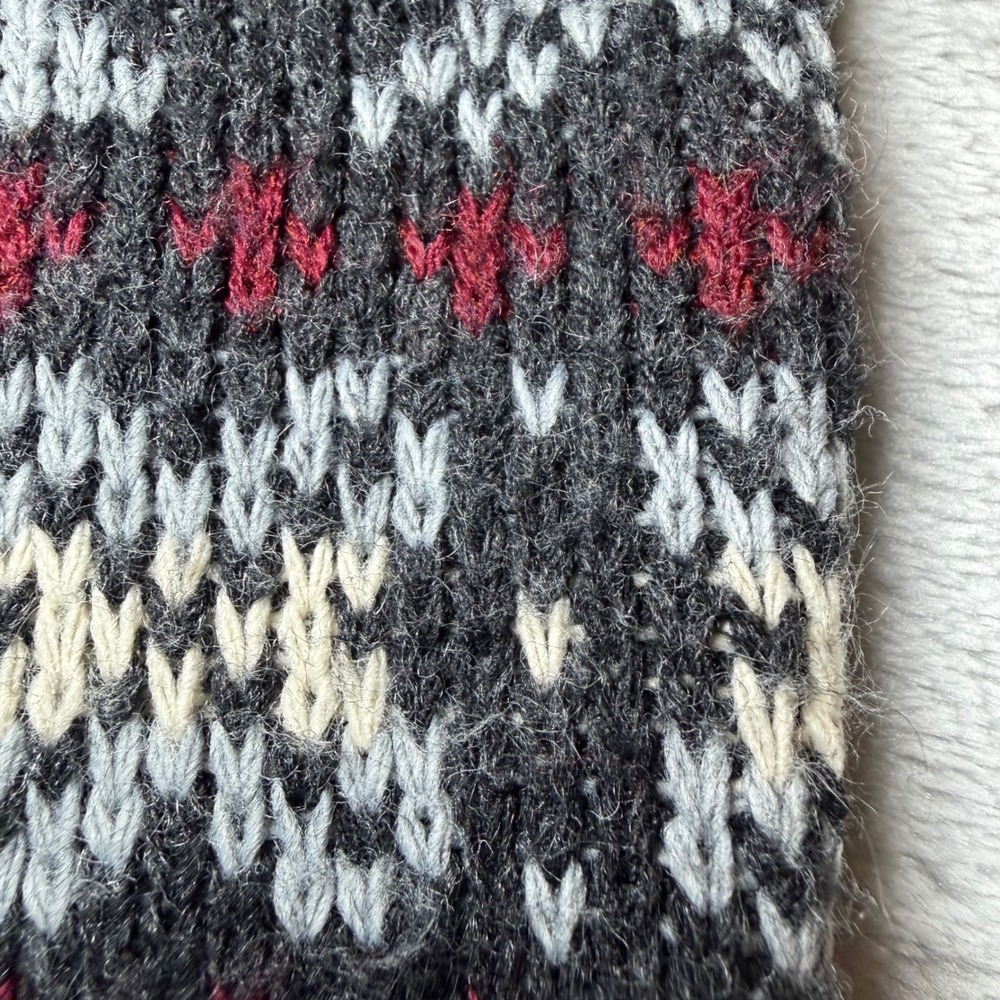 Vintage Resiste Bay Mens Size XXL Fair Isle Nordic Sweater Made USA Heavy Knit - Picture 11 of 12